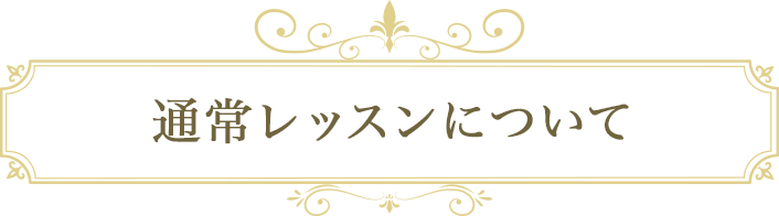 通常レッスンについて