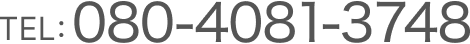 TEL:080-4081-3748